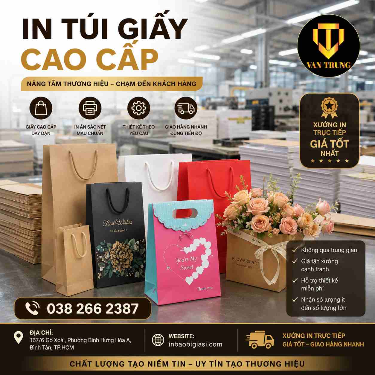 In bao bì giấy Văn Trung