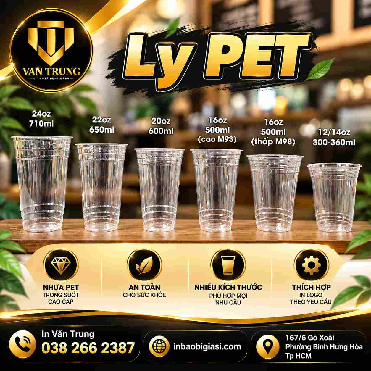 Ly nhựa PET