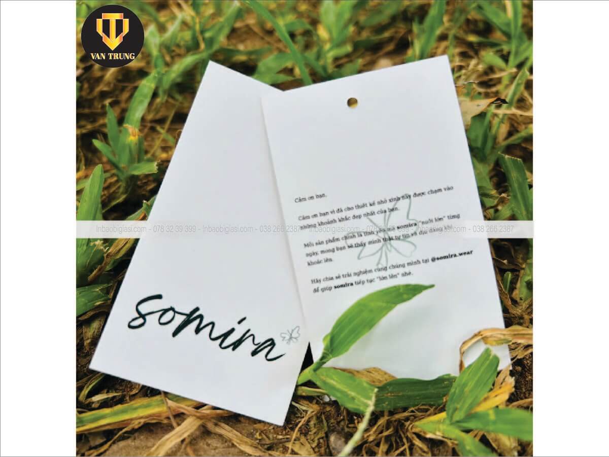 Tag giấy in ofsset chất lượng