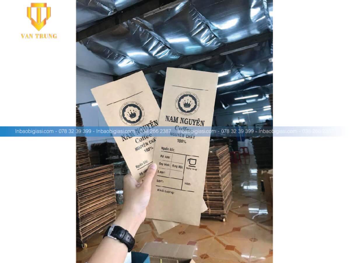 Túi giấy đựng cà phê 1kg