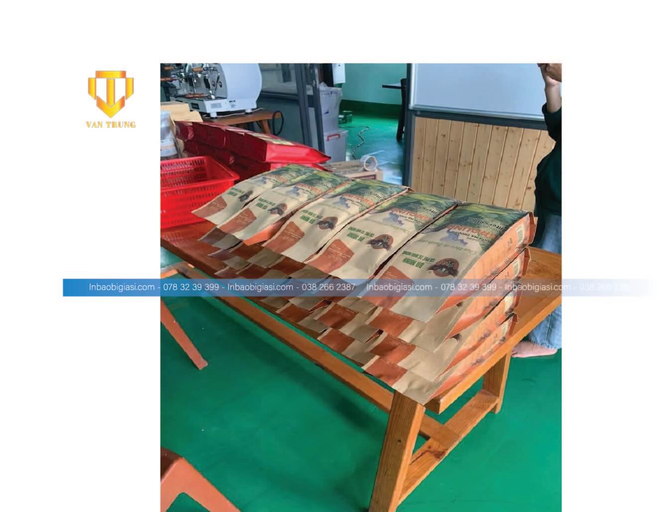 Túi giấy đựng hạt kraft