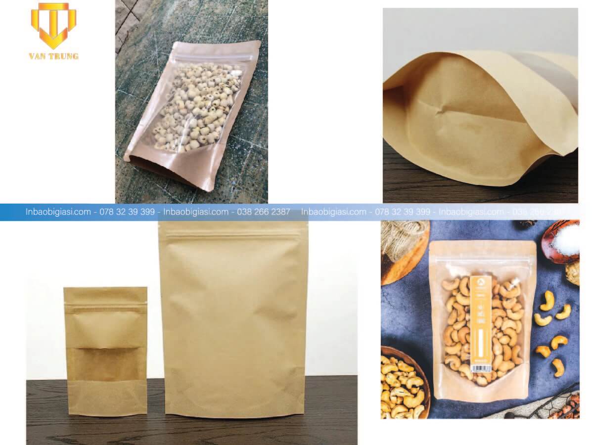 Túi giấy đựng hạt rang muối