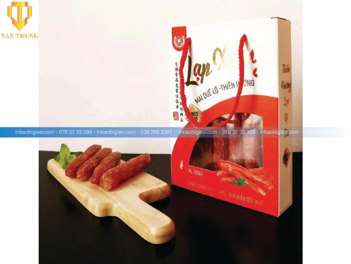 Túi giấy đựng lạp xưởng truyền thống