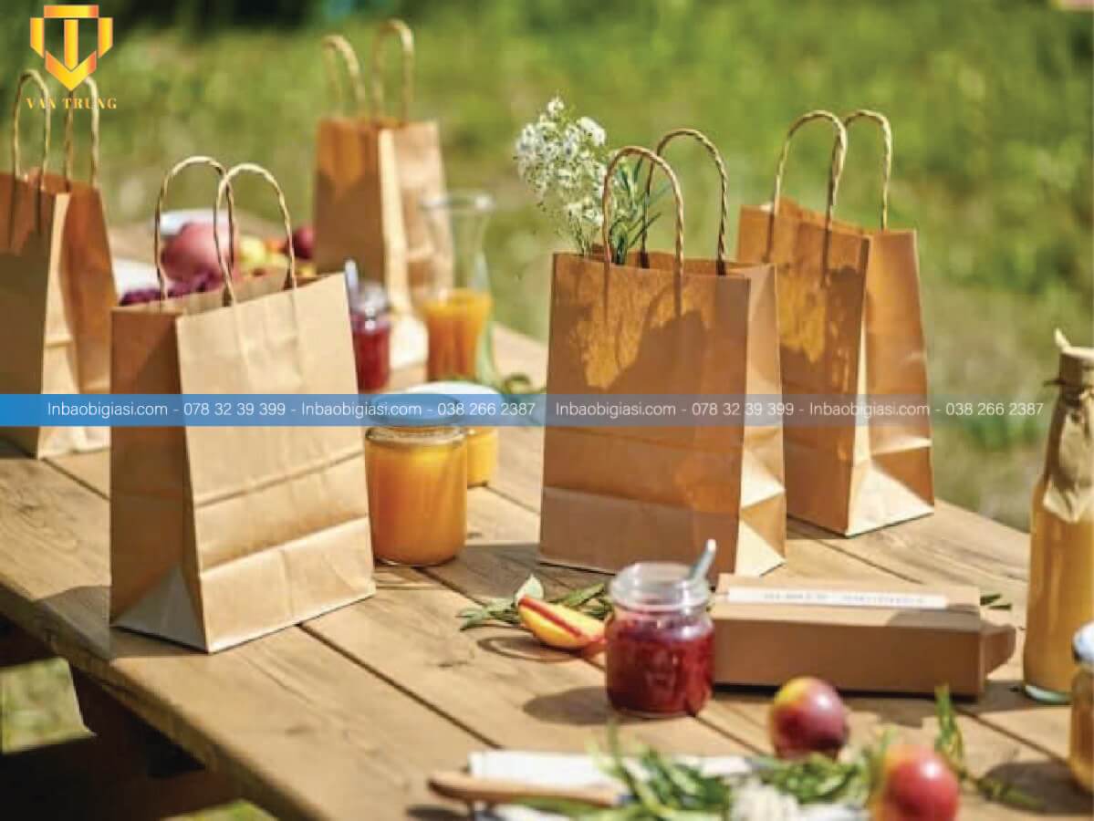 Túi nâu kraft đựng hạt