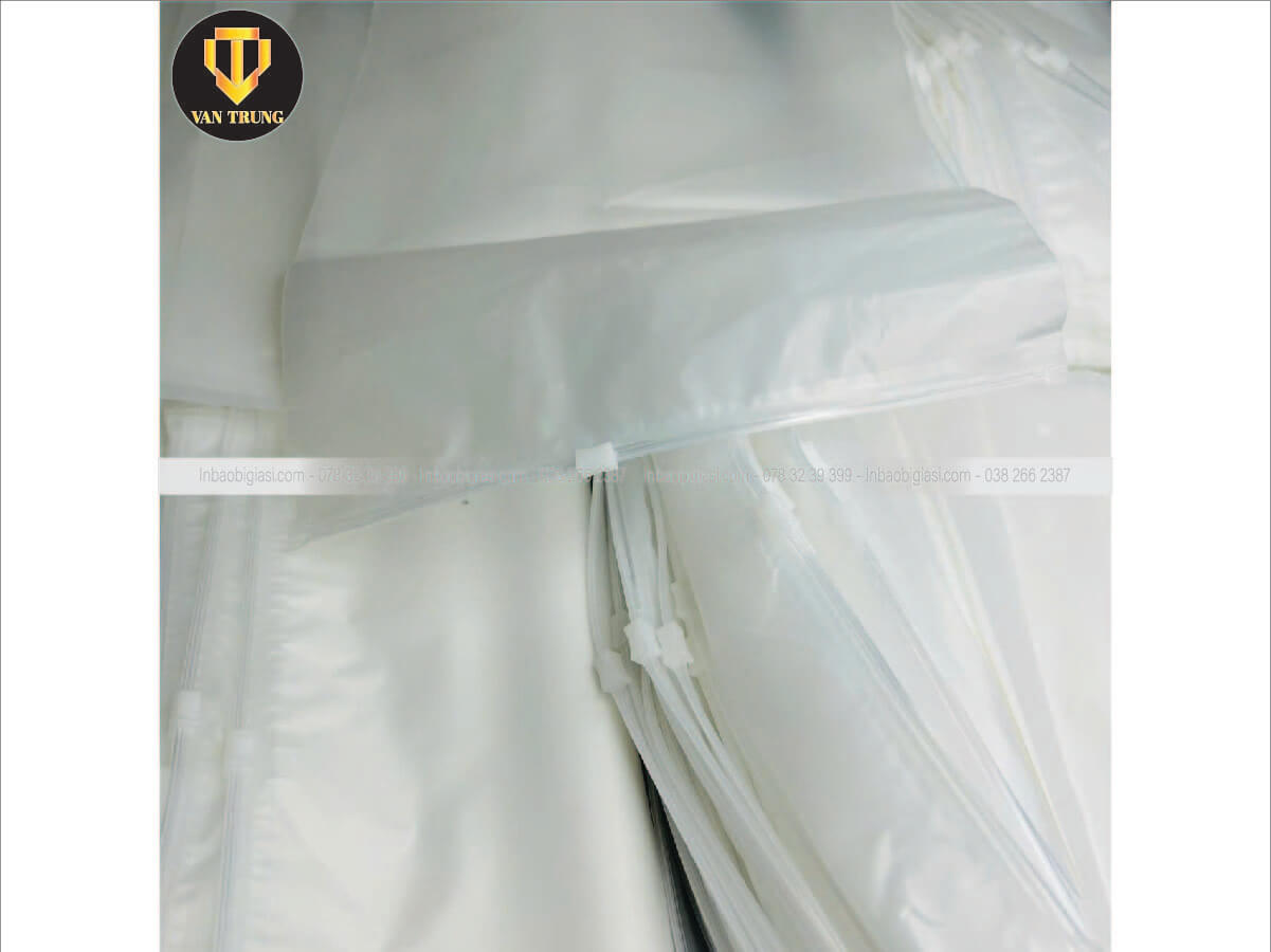 Túi zipper đựng quần áo giá sỉ