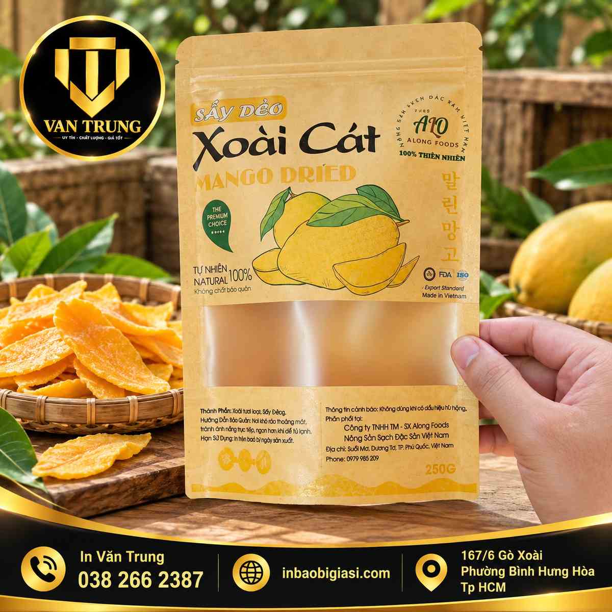Túi zip giấy in chất lượng