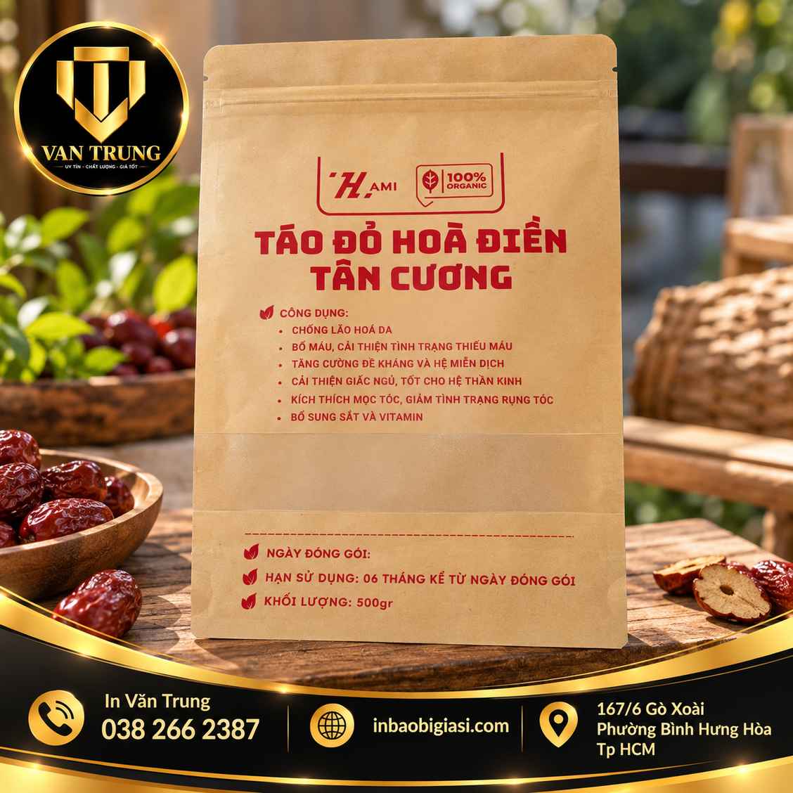 In túi zip kraft giá rẻ