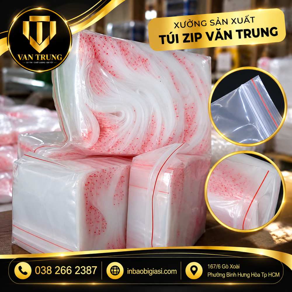 Túi zip nhỏ giá rẻ tận xưởng