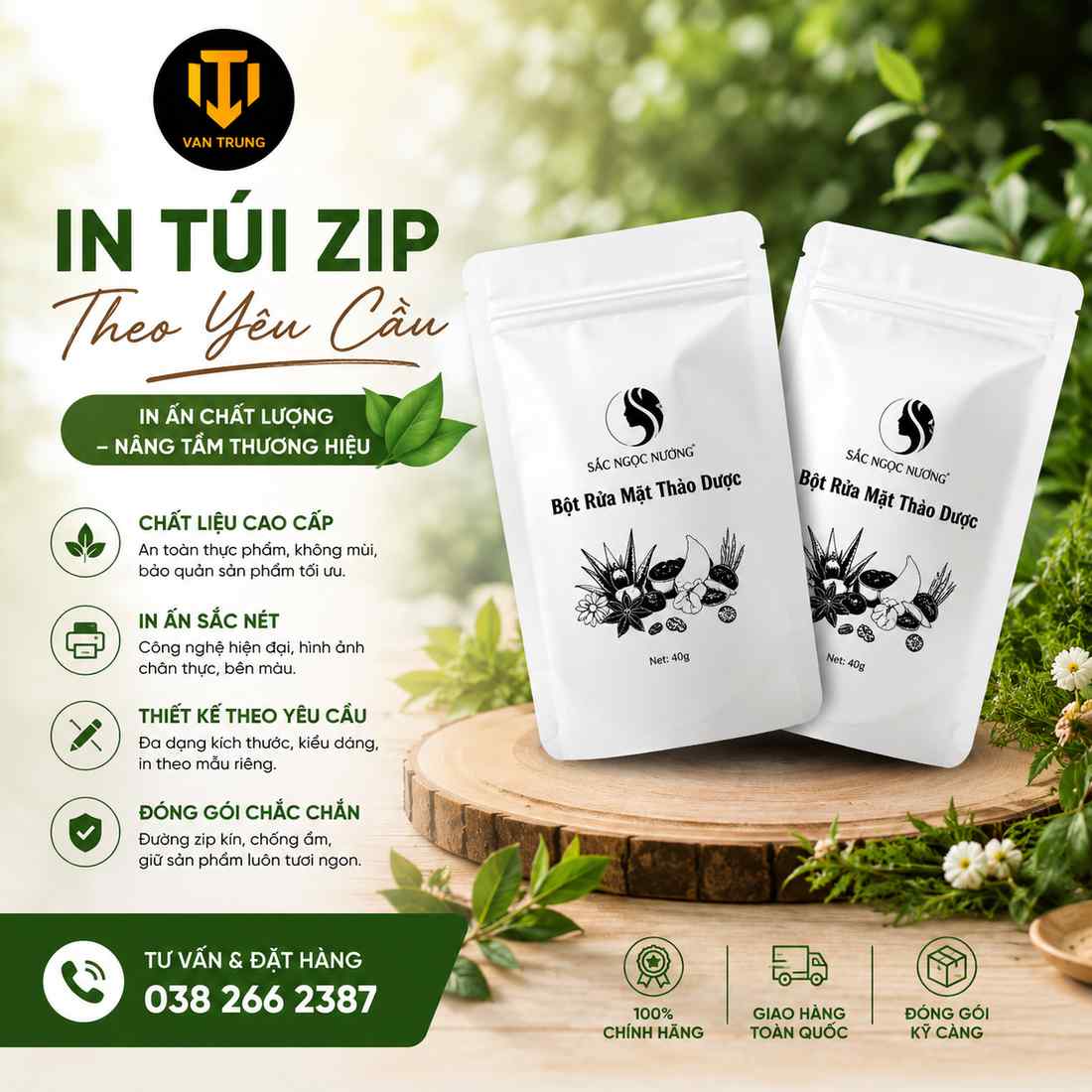 Túi zip sữa