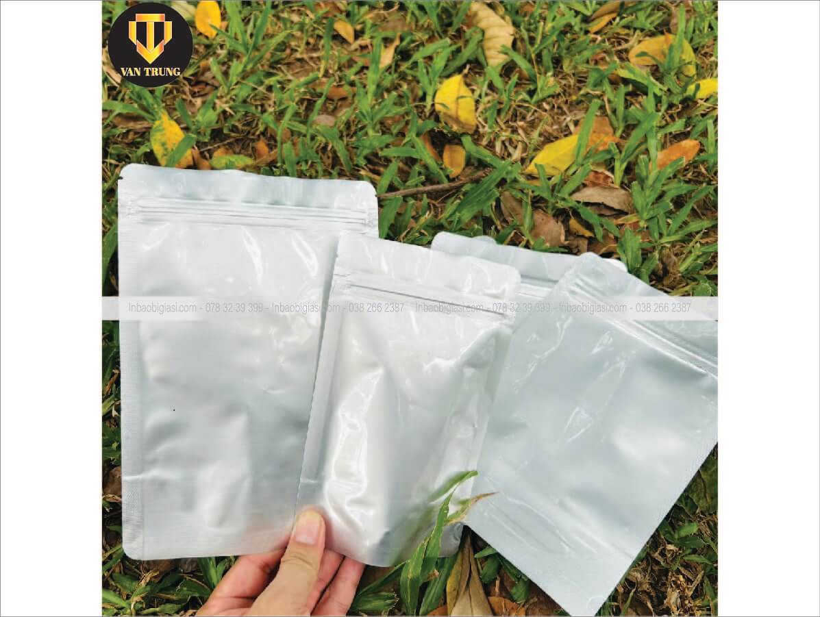 Túi zipper bạc giá rẻ xưởng Văn Trung