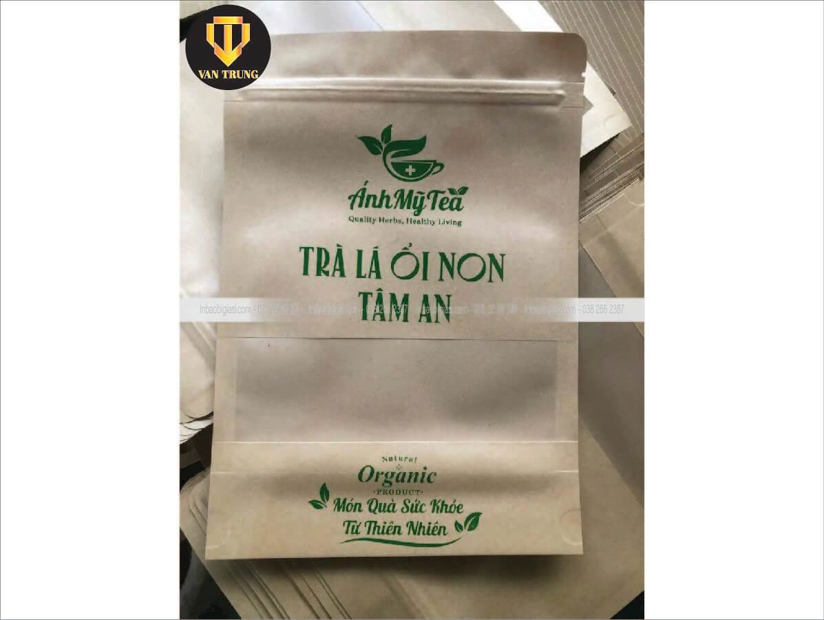 Túi zipper in logo cửa hàng