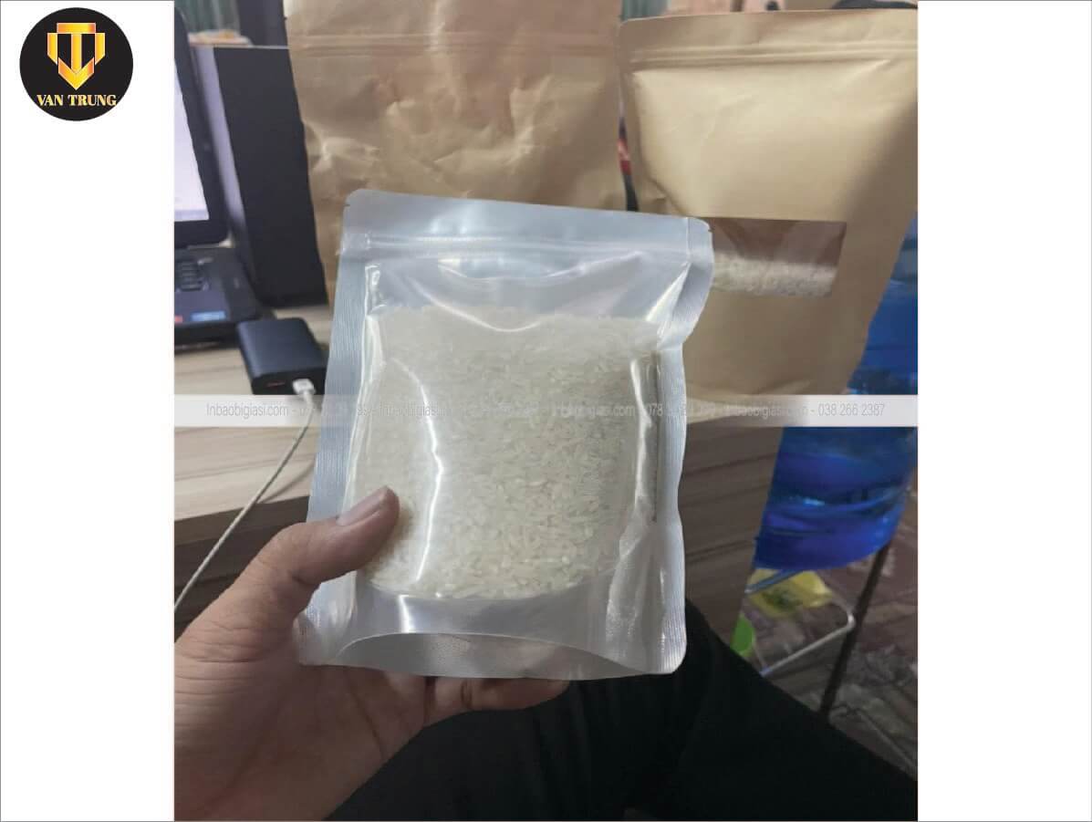 Túi zipper đựng gạo