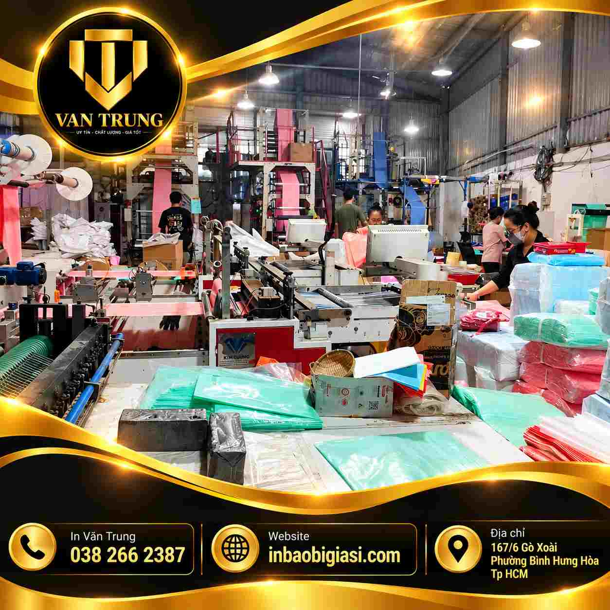 Xưởng sản xuất túi nilon Văn Trung