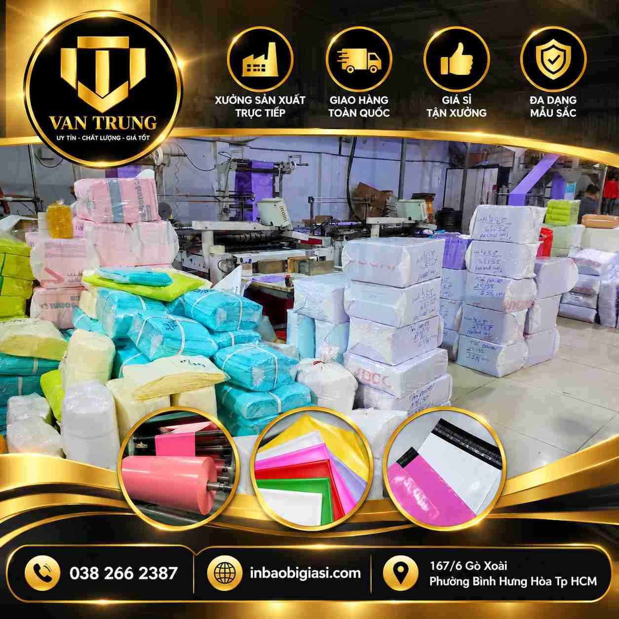 xưởng sản xuất bao bì văn trung